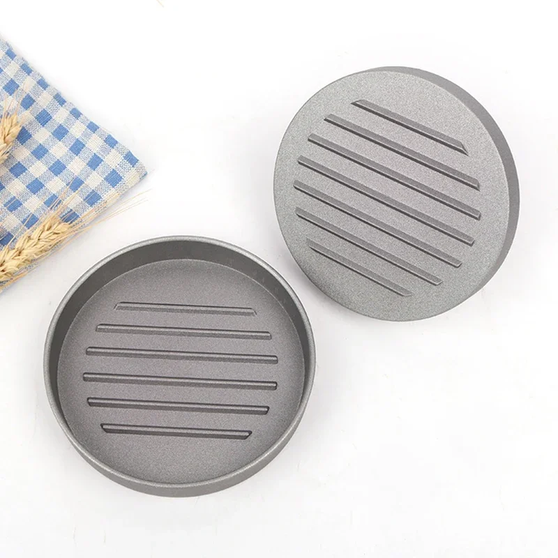 Round Hamburger Mold Aluminum Alloy Hamburger Meat Beef BBQ Burger Meat Press Kitchen Food Mold burger press hamburger press