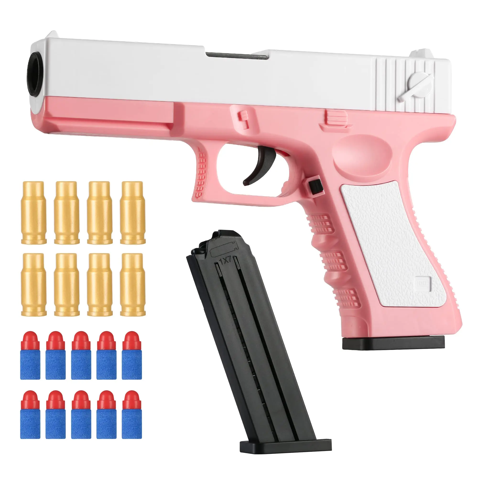 Glock eva macio bala arma de brinquedo pistola pistola manual brinquedos  espuma blaster macio bala jogar arma