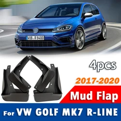 Volkswagen Golf 7 R - Line Mudguard Set - 4PCS Splash Guards Car Accessories (VW Golf 7 MK7 R - LINe)