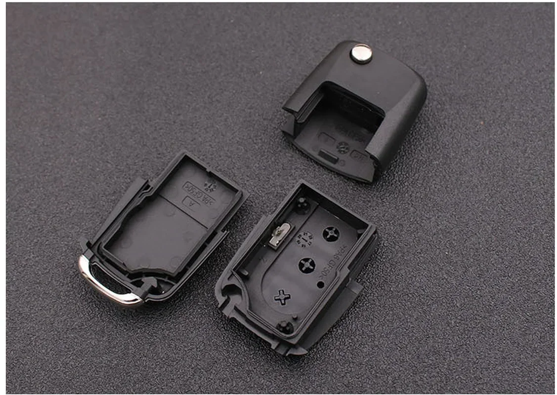 Folding Car Remote Key Shell Case For Volkswagen Vw Jetta Golf Passat Beetle Skoda Seat Polo B5 key case key case cover car key shell remote control case cover flip key fob shell