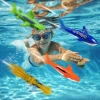 Summer Diving Training Toys Torpedos Sharks Octopus Underwater Water Games Training Swimming Pool Gifts Set Toys For kids 3