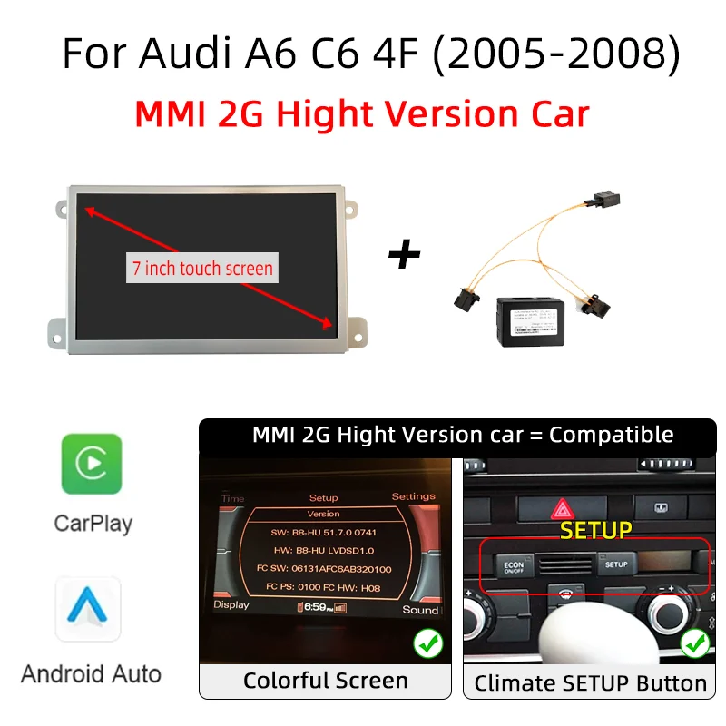 A6 MMI 2G 2005-2008