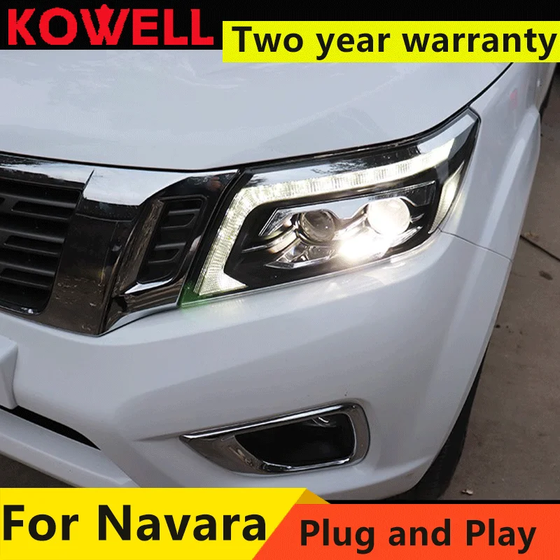 

Светодиодные фары для Navara, фары 2015-2019 NP300 Frontier светодиодный светодиодная фара, сигнальная фара DRL Hid Bi Xenon, автомобильные аксессуары