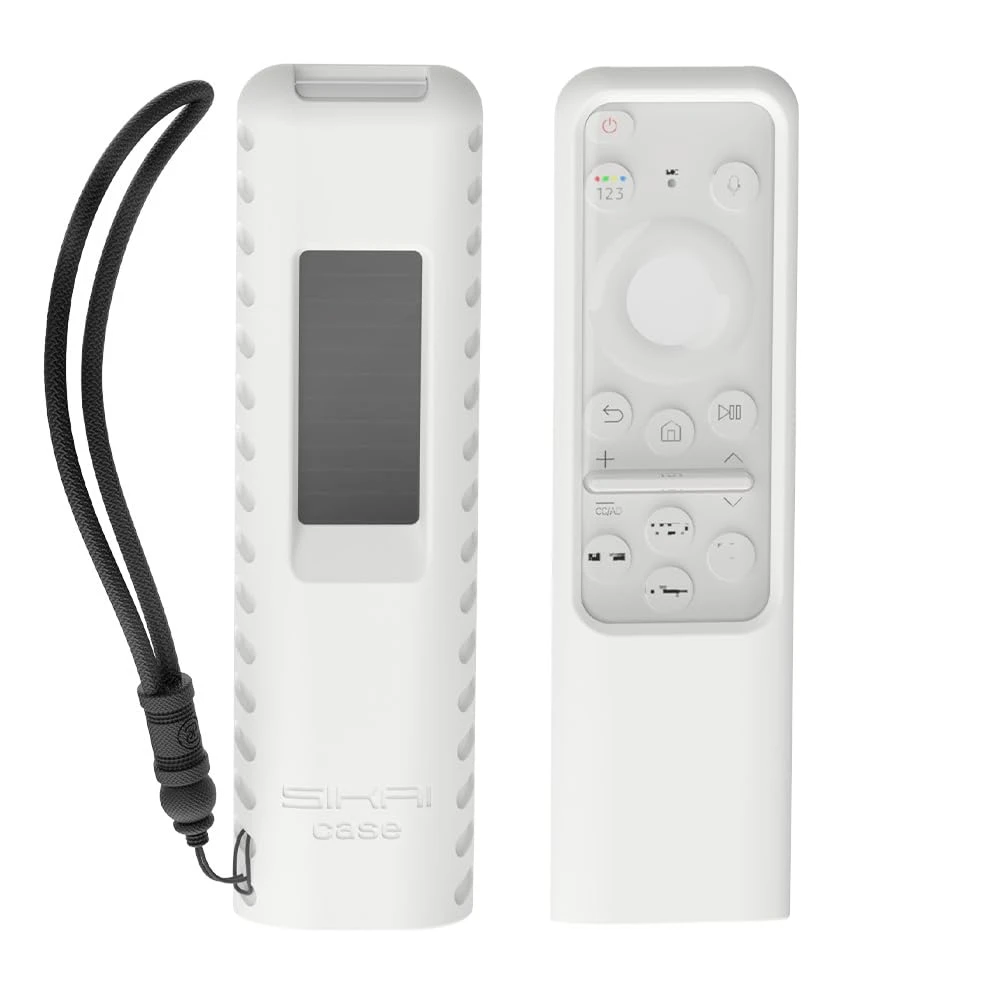 Silicone Case for Samsung SolarCell TM2360E BN59-01432A TM2361E BN59-01439A Smart TV Remote Anit-Lost with Lanyard