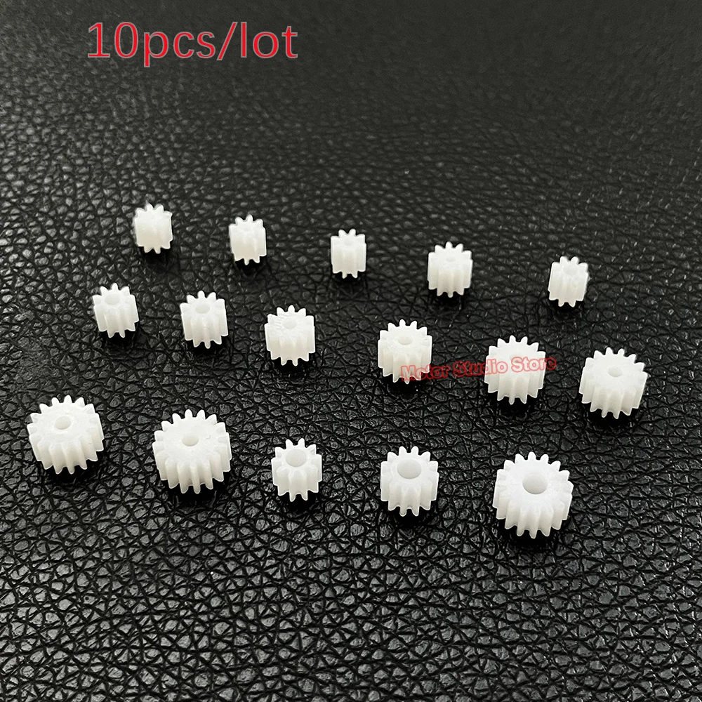 Plastic Gear 8/9/10/11/12/13/14/15/16 Teeth Toy RC Model Car hole Fit 0.8mm/1mm/1.5mm/2mm/3mm Shaft Pinion Gear 10pcs/lot 0.5M electric bike gear motor gear transmission gear electric chain saw gear cassette deck tape gear