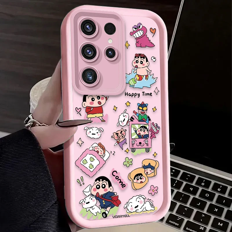 Cute S-ShinChan Silicone Phone Case Cover