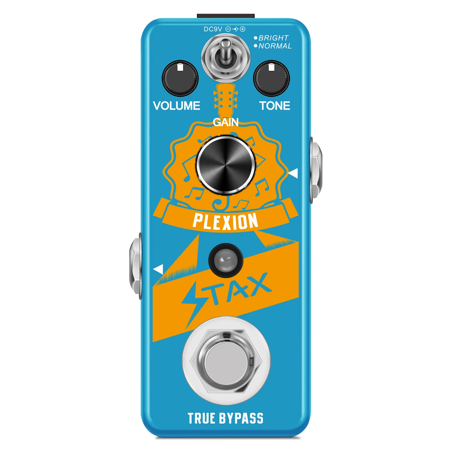 

Stax LEF-324 Plexion Distortion Pedal for Guitar & Bass with Bright and Normal Mode True Bypass
