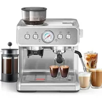 Espresso Machine 15 Bar, Coffee Maker for Cappuccino and Latte Maker with Milk Frother Steam Wand, Fast Heating Coffee Machine 1