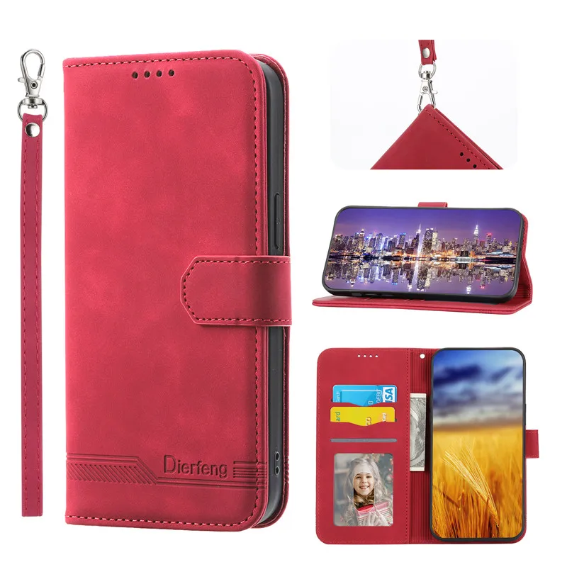 Luxury Magnetic Leather Flip Wallet Phone Cover