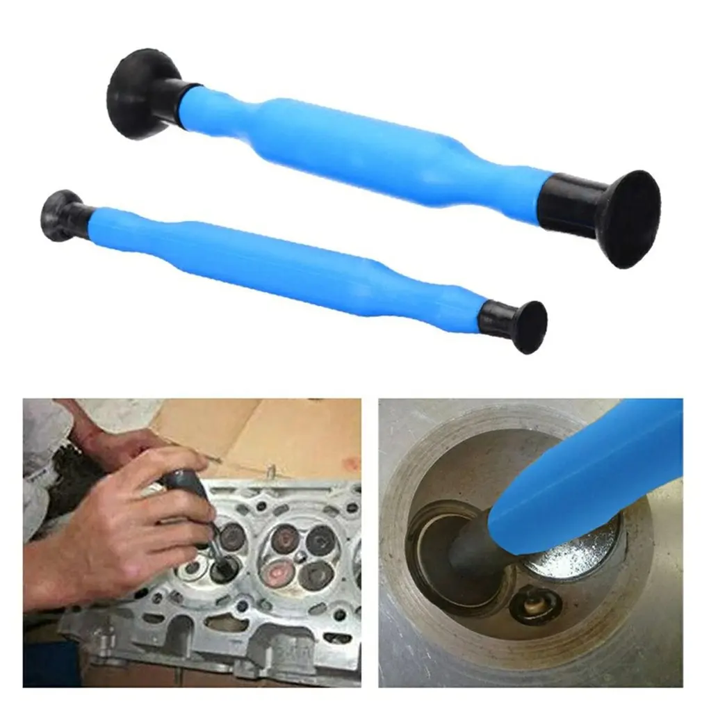 

1 Pair Valve Lapping Sticks Valves Dust Grinding Tool Plastic Grip With Suction Cup For Automotive Motorcycle Cylinder Engine