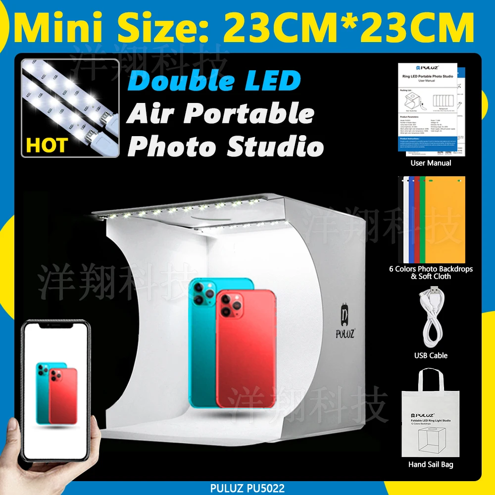 Mini Foldable Lightbox Photo Studio Photography Backdrop Portable