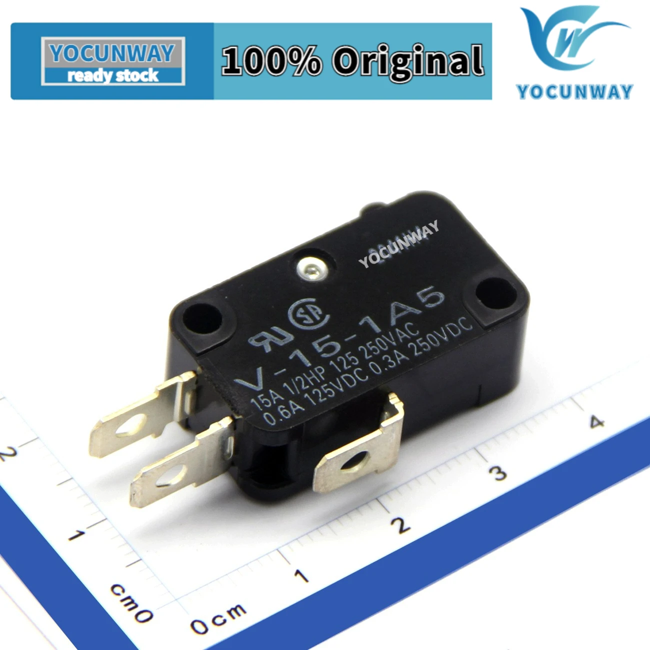 New Original Large Micro Switch Limit Switch V-15-1A5 1A5-T 1A6 1B5 1C25 9A5 105-1A5 151 152 153 154 155 156 103-1A4-T 5PCS