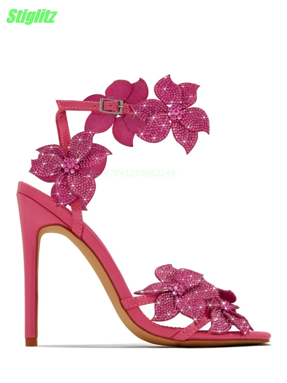SUECOMMA BONNIE ◆Flower strap sandal(pink) Flower strap sandal(pink)_SUECOMMA BONNIE - 코오롱몰