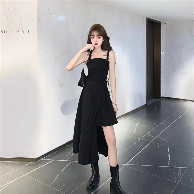 【graychic】String Sleeveless Dress ★韓国人気★追跡可能★ Amazon.com: Springcmy Women Sexy PU Leather Bodycon Dress