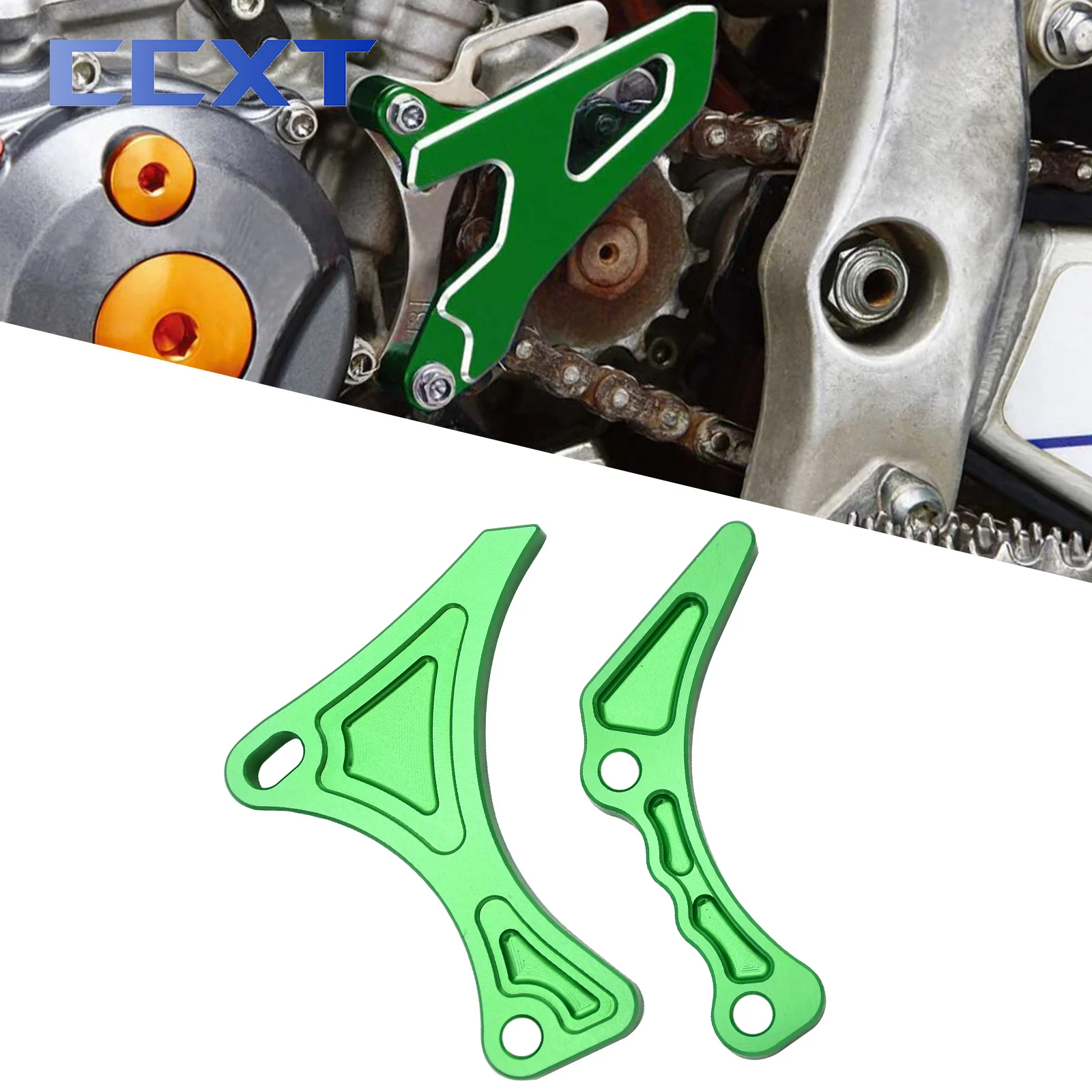 Motocross CNC Aluminium Case Saver Engine Protector Guard Cover Chain