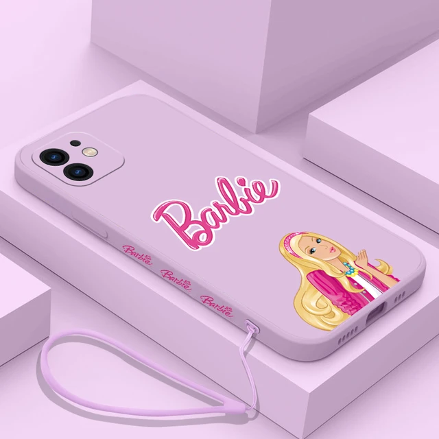 Funda para Xiaomi Redmi Note 12 Pro Plus Oficial de Mattel Barbie Logo  Barbie Silicona Negra - Barbie