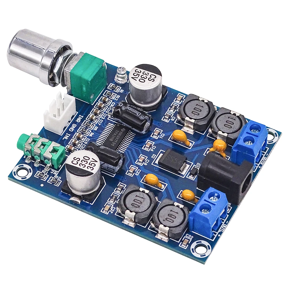 TPA3118D2 стерео усилитель мощности модуль DC 12V 24V 28V двухканальный 45W * 2 Цифровой HD