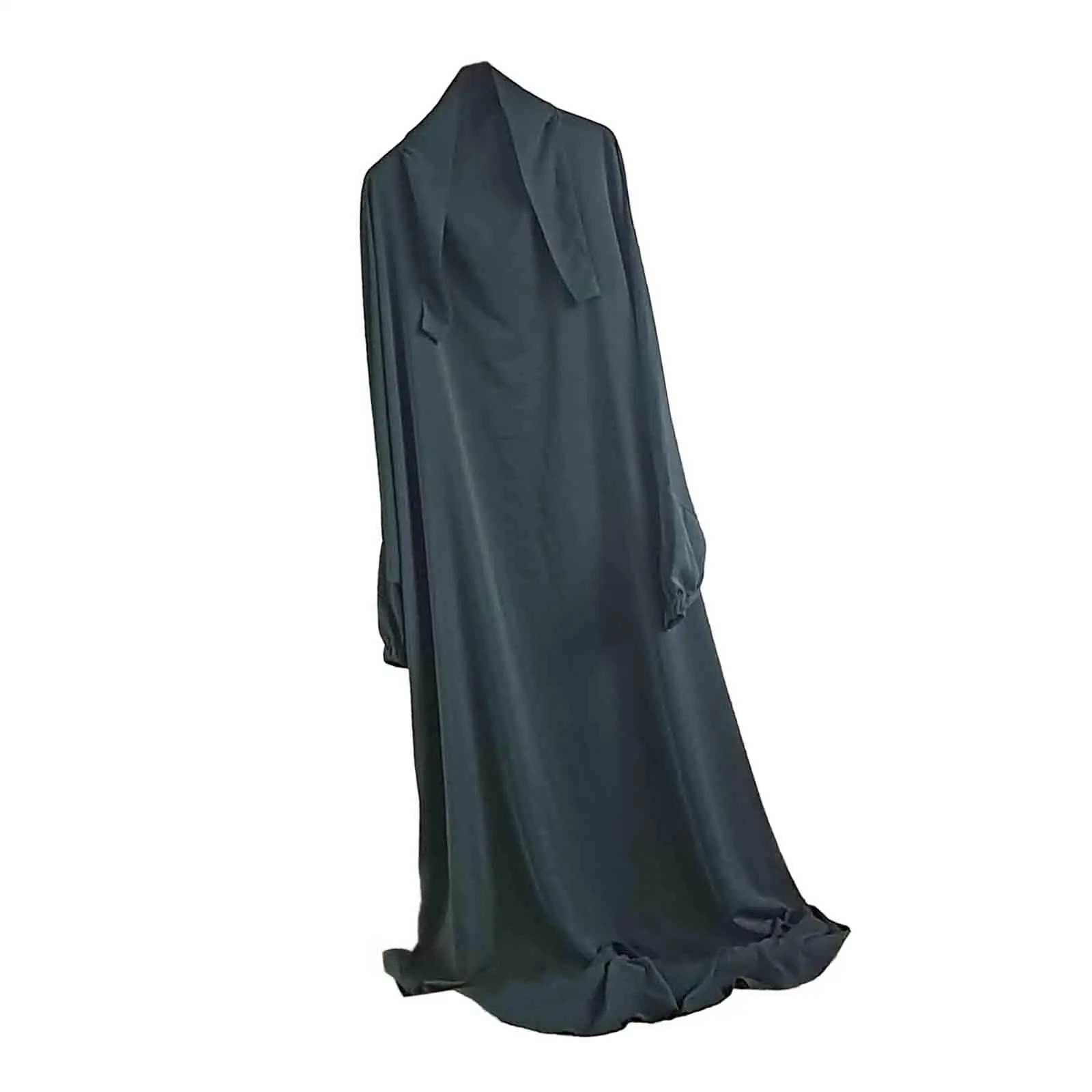 Prayer Long Robe Womens Full Cover Dubai Dresses Arabe Garment Ramadan Outfits Islam Turkish Islamic Hijab Abaya Hooded Abaya