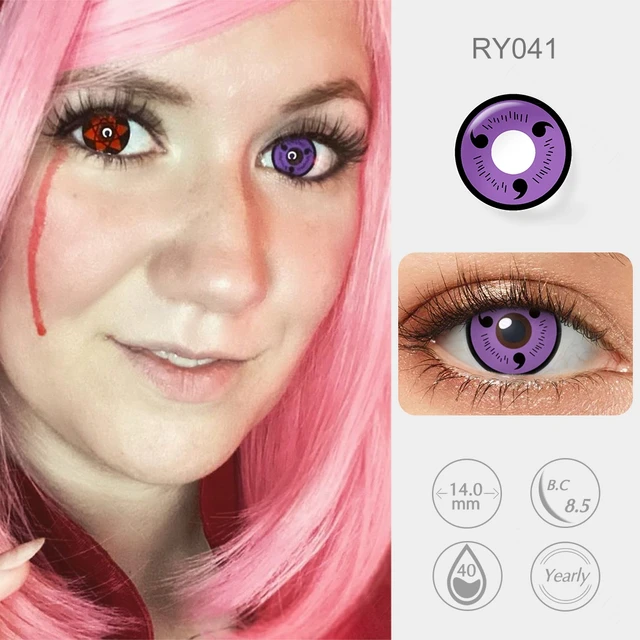 Naruto Eye Contacts, Sharingan And Rinnegan Contacts - PsEYEche