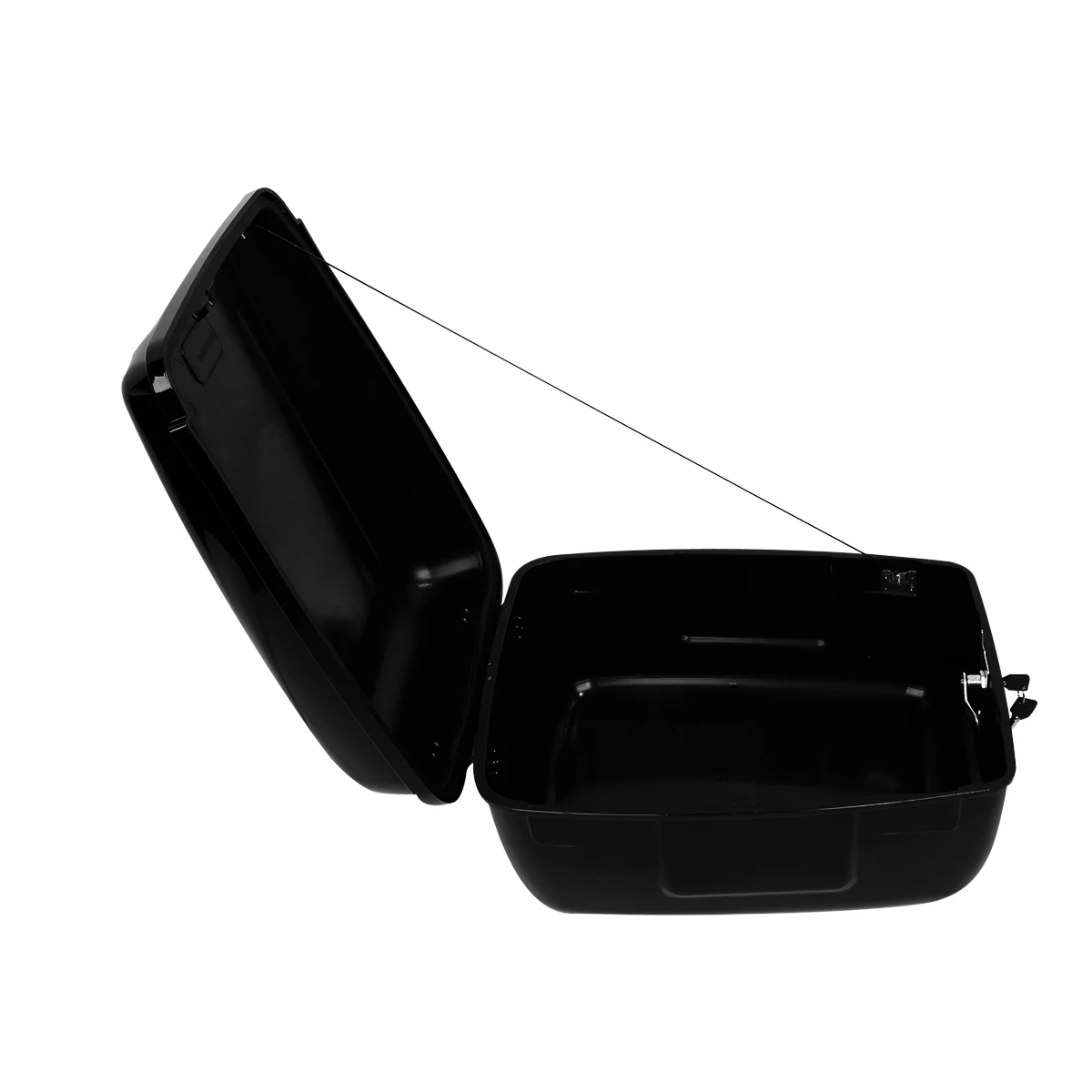 Rear Police Trunk For Harley Electra Glide FLHP FLHTP Trunk Top Box Motorcycle