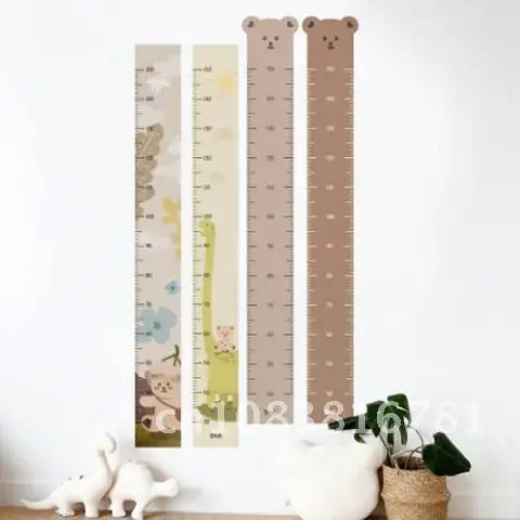 

Canvas Baby Height Measure Ruler Wall Stickers Children Growth Chart Record Kids Room Decoration Hanging Rulers Photo Props INS