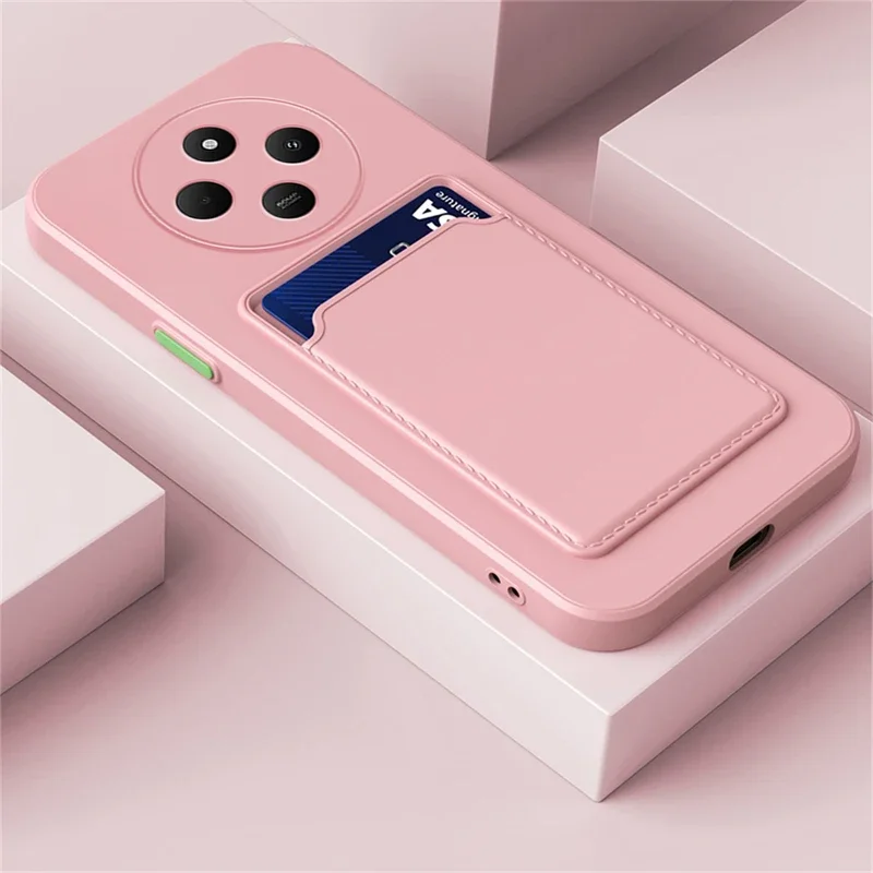 Luxury Silicone Wallet Card Holder Phone Case - Shockproof Coque