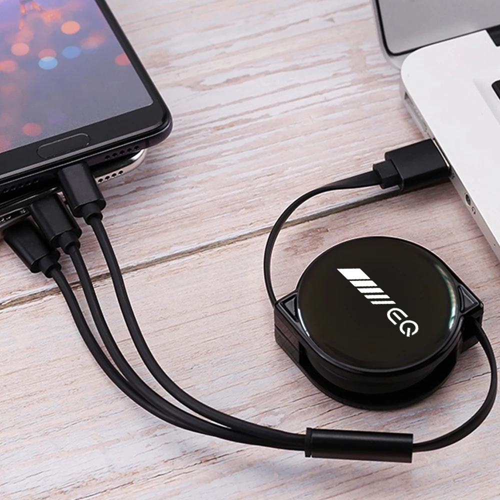 Caricabatterie Usb Per Auto Linea Di Ricarica Telescopica Auto Per Mercedes Benz Amg Eq Eq Eq Power Accessori Auto