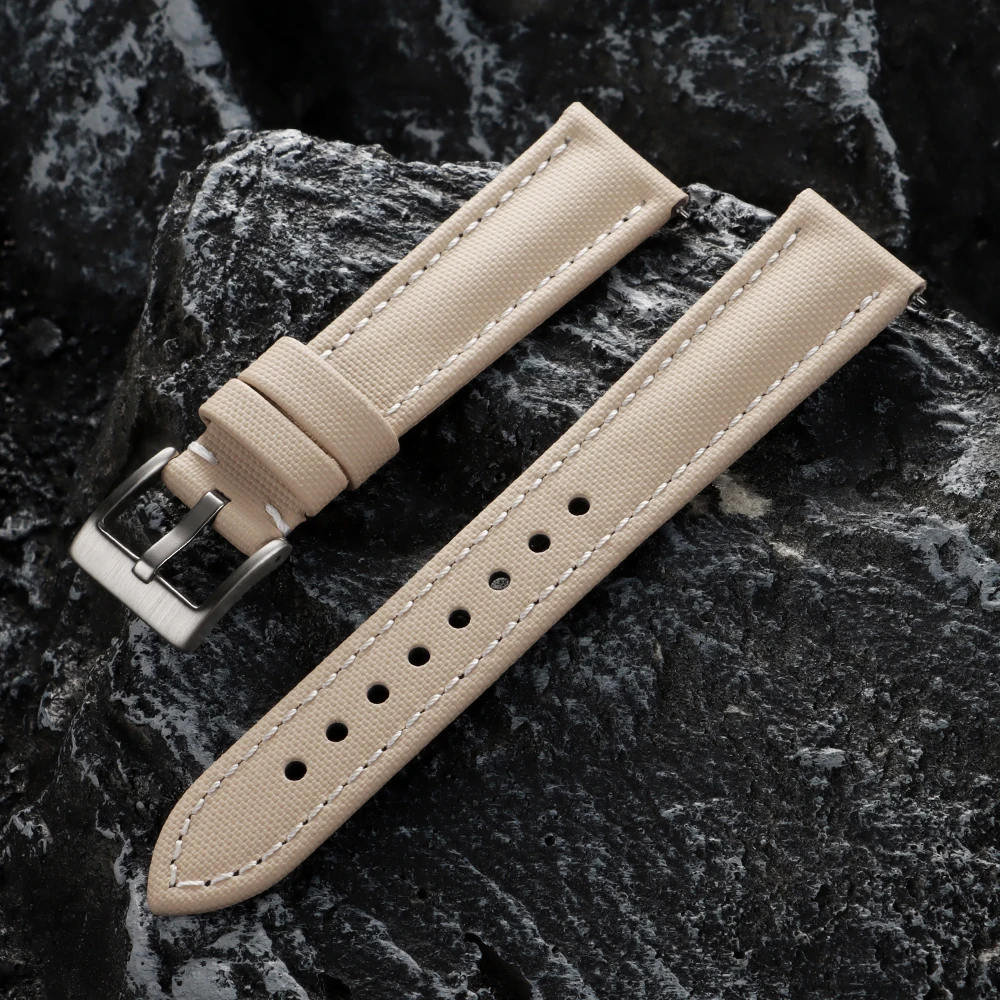 Premium Nylon Canvas Sailcloth Waterproof Watch Strap with Quick Release
