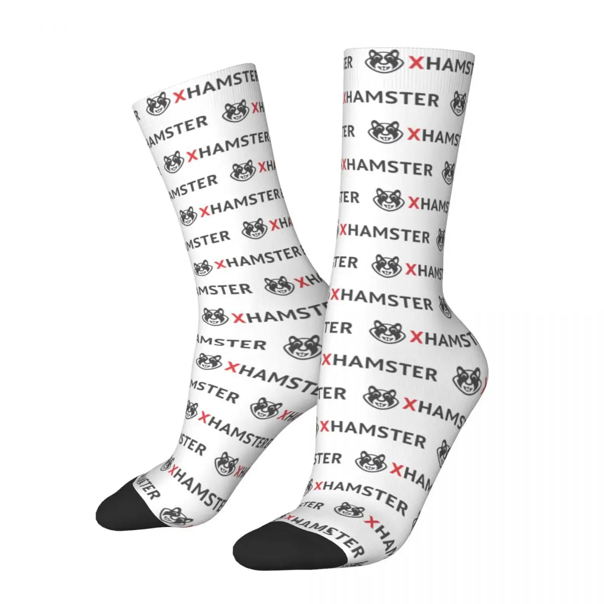 

XHamster Logo Merch Crew Socks Sweat Absorbing Sport Middle Tube Socks Cute for Womens Gift Idea