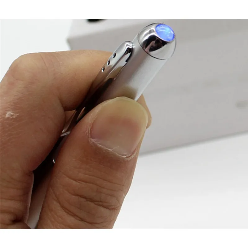 2-in-1 Invisible Ink Pen With LED UV Light Ballpoint Pen Creative UV Light Money Detector Pen UV Ballpoint Pen Office Stationery