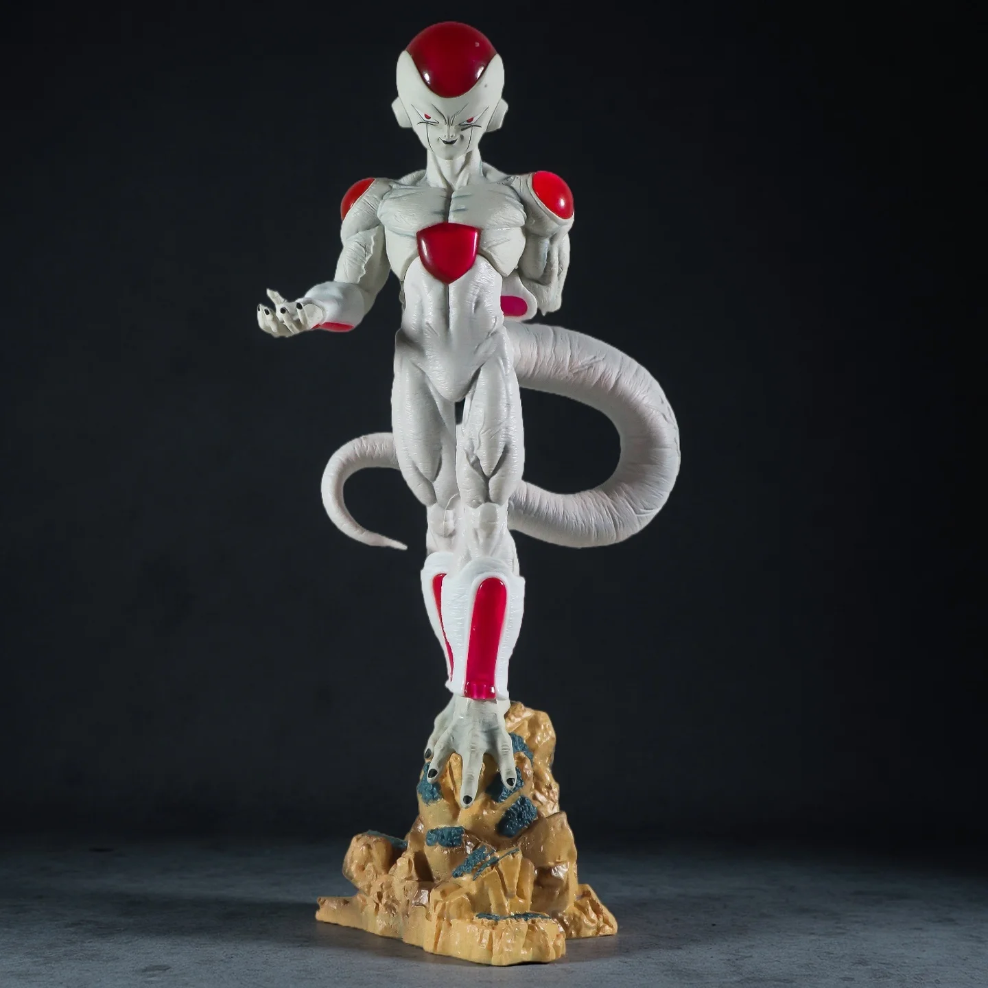 26 cm Dragon Ball Z Figur Frieza König Action Figur Finger Glühbirne Final Form Gefrierschrank Figur Sammlung Modell Spielzeug Puppe