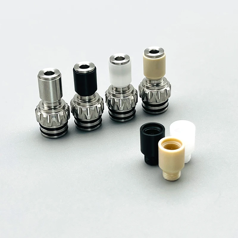 

DSX hammer Design Style 510 Drip Tip set 316SS pom peek mouthpiece 3mm vape tips for RDA RBA RTA tank atomizers accessory