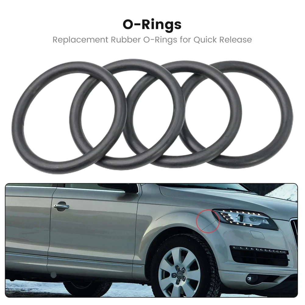 Rubber O-Ring Car Truck Bumper Quick Release Fastener Replacement Kit 8PCS quick release fasteners