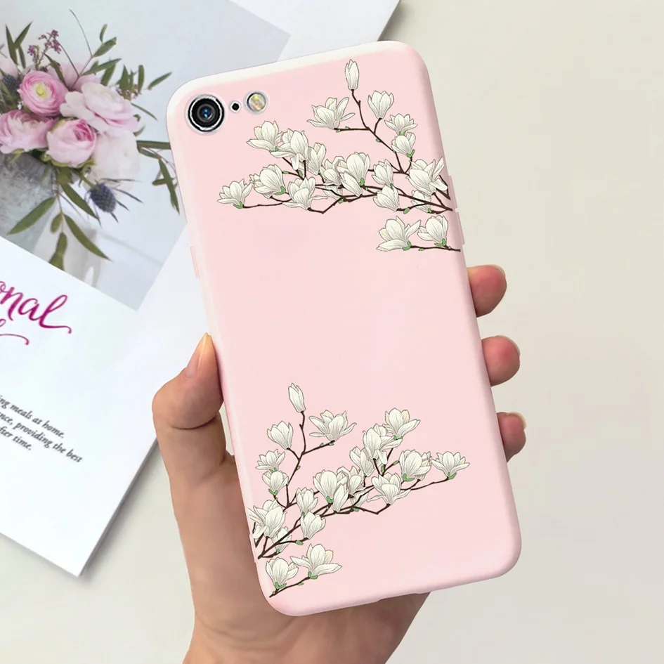 Fashion Marble Flower Slim Soft Silicone Back Cover Bumper Case