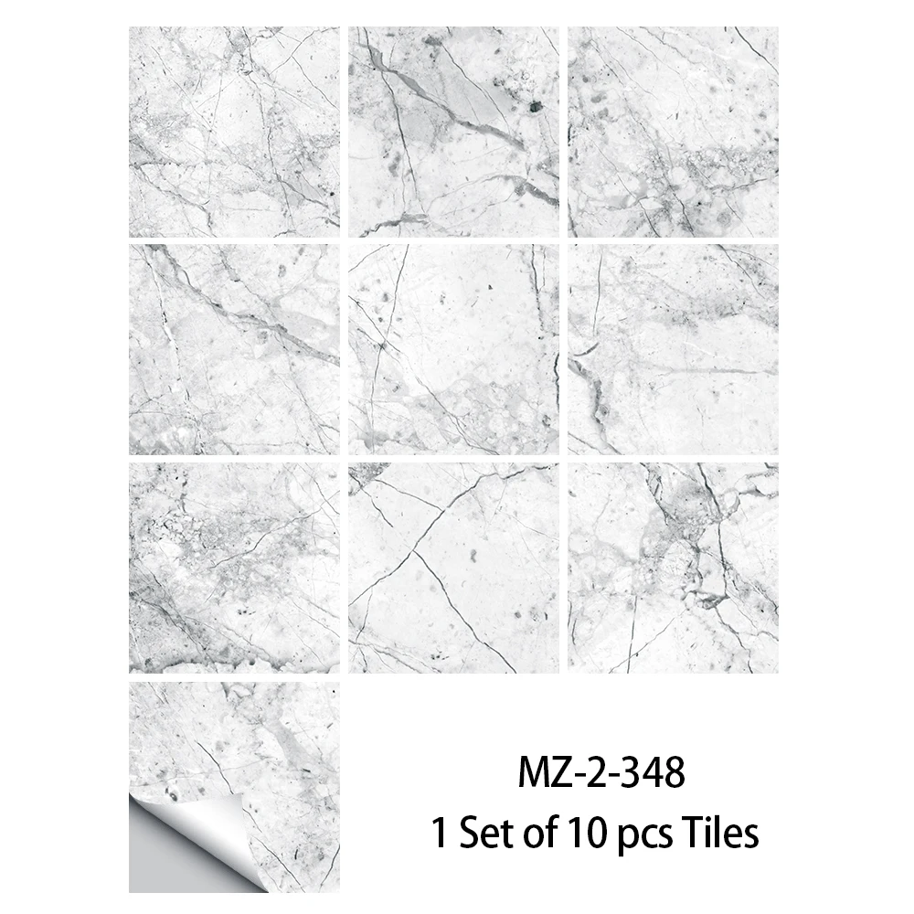 thumbnail image 1 of 29 estilos de azulejos con textura de mármol, adhesivos para cocina, armario, baño, decoración del hogar, película dura de cristal despegable y adhesiva, calcomanías de pared gruesas, 1 of 5