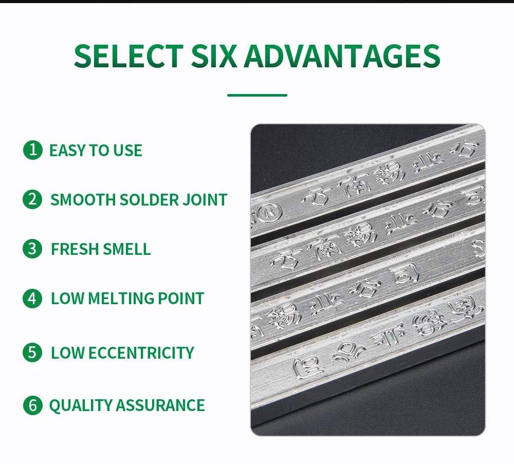 Ruili solder strip 25% high purity 500g dip soldering Yunnan material tin rod tin block household electrician environmental pro