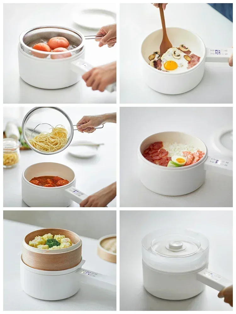 genuine original electric cooker home dormitory students multifunctional small electric cooker electric frying pan hotpot 5