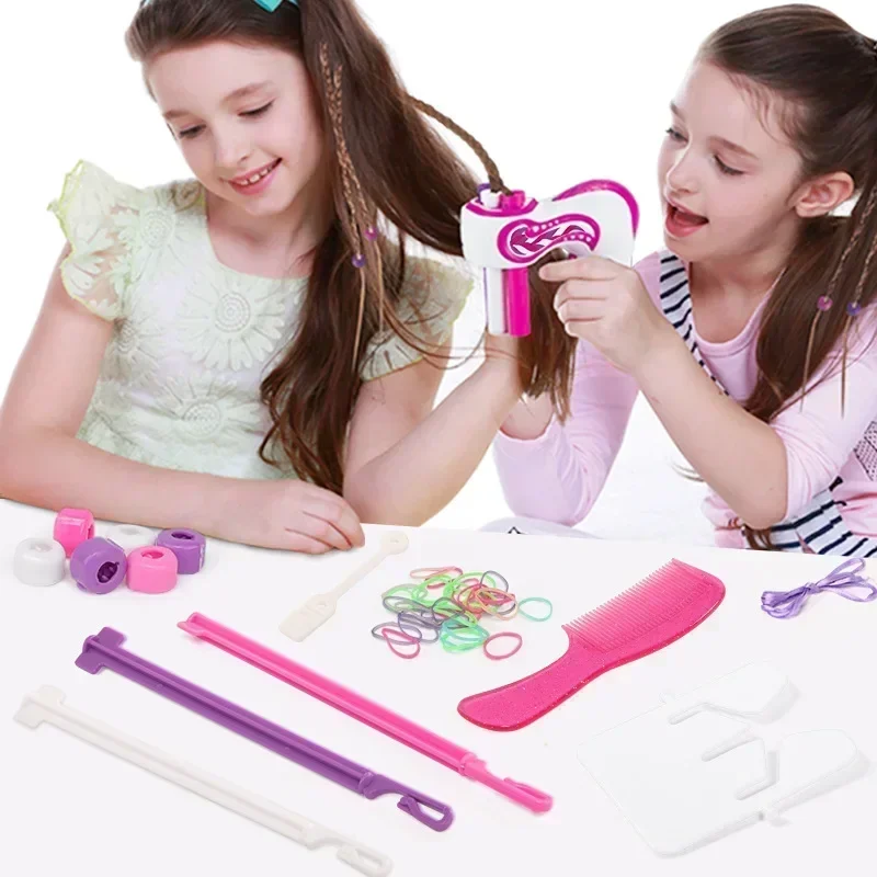 Girl Automatic Hair Braider Electric DIY Hair Weave Machine Twist Knitting Roll Twisted Braiding Hair Styling Tools Girl Gift 2