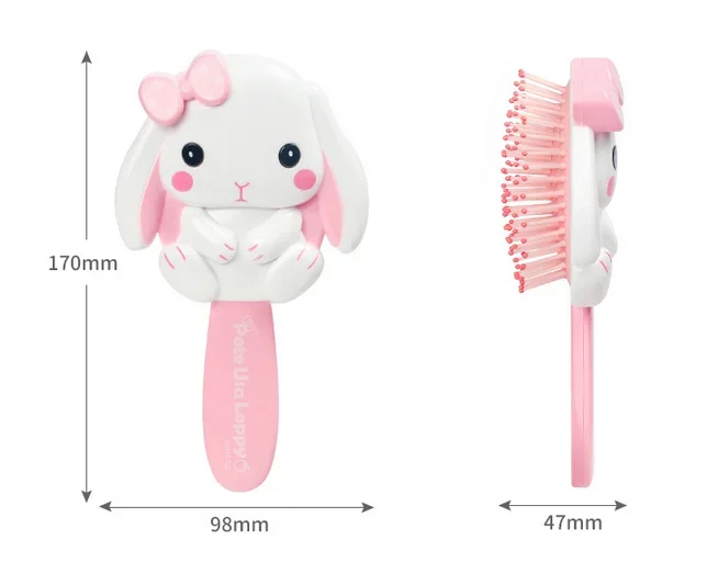 1pc Cute Cartoon Mermaid Comb for Kids Girls Kawaii Rabbit Air Cushion Massage Comb for Baby Girls Dress Up Makeups Toy Gifts