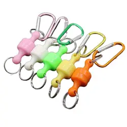 Quick Release Multifunctional Magnetic Fishing Buckle - Aluminum Alloy (Pink - s)