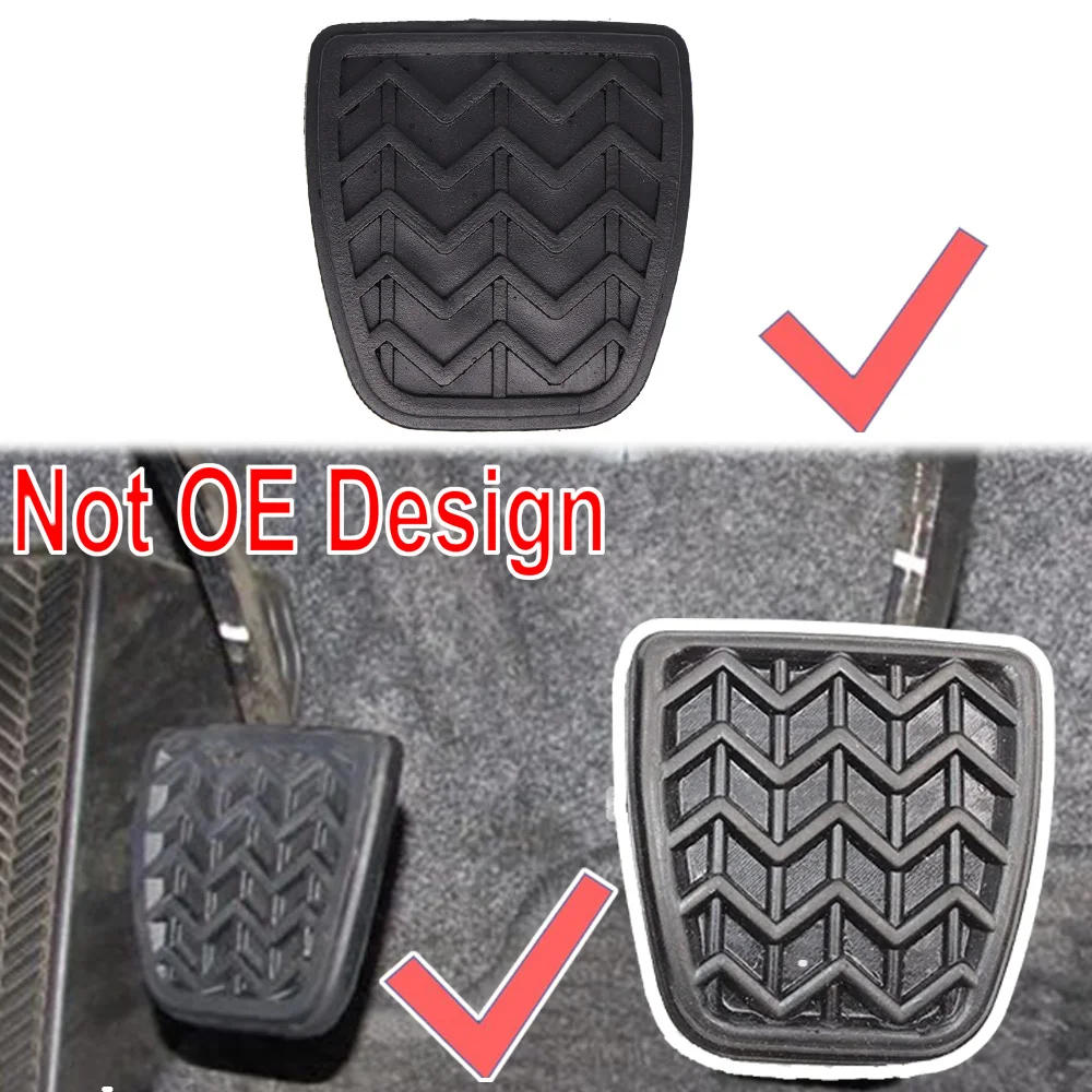 Car Brake Clutch Foot Pedal Pad Cover Replacement for Toyota Platz XP10 Vitz Yaris 2005 2004 2003 2002 2001 2000 Echo
