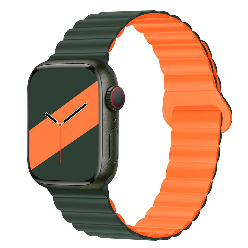 Dark green orange