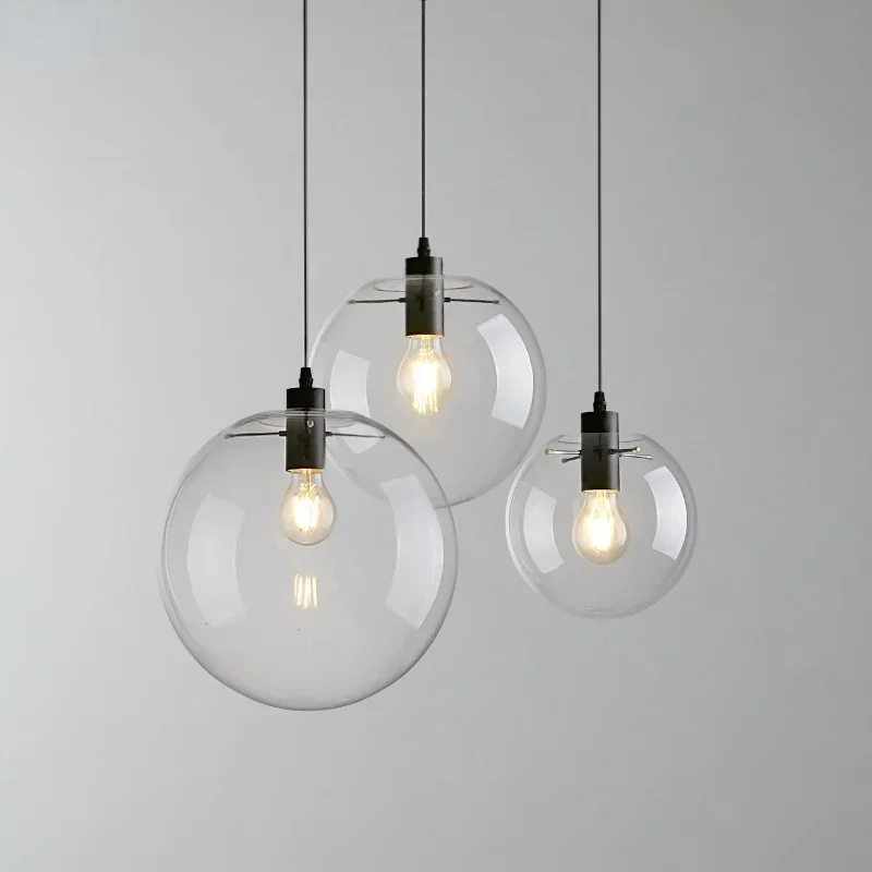 

Nordic Modern Pendant Lights Creative Bubble Glass Ball Hanging Lamp for Living Room Bedroom Kitchen Lustre Suspension luminaire