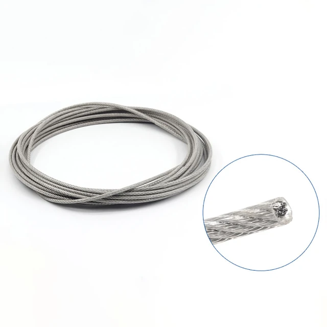 Meilleur câble en acier inoxydable 7X7 1 / 2 '1mm 2mm Câble