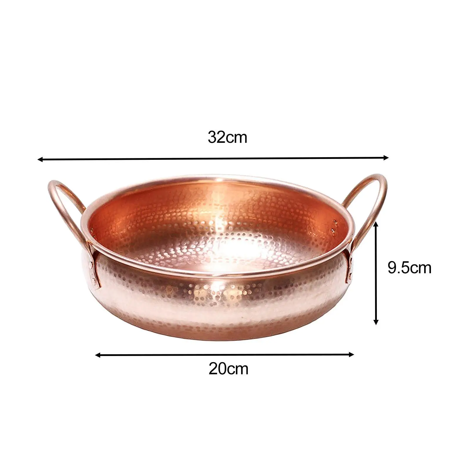 Copper Serving Bowl Hot Pot Pan No Lid Hammered Decorative Copper Cooking Pot Copper Serving Bowl Hot Pot Pan No Lid Hammered Decorative Copper Cooking Pot