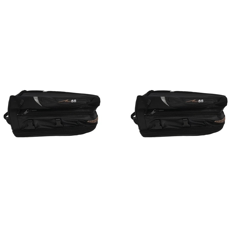 

2X RR 9014 Rear Motorcycle Sport Seat Back Pouch Tail Car Bags Motorcycle Tail Bag Waterproof Bag
