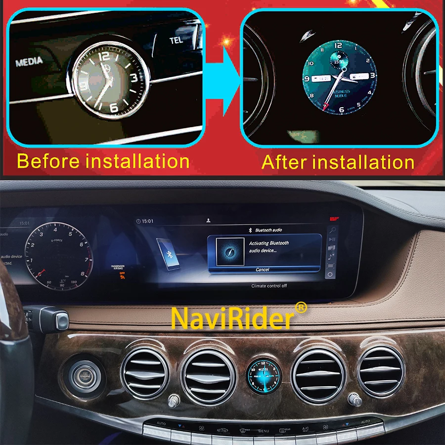 Mercedes Benz ストップウォッチ ストップウォッチ液晶スマート時計ベンツ C クラス W205 E クラス W213