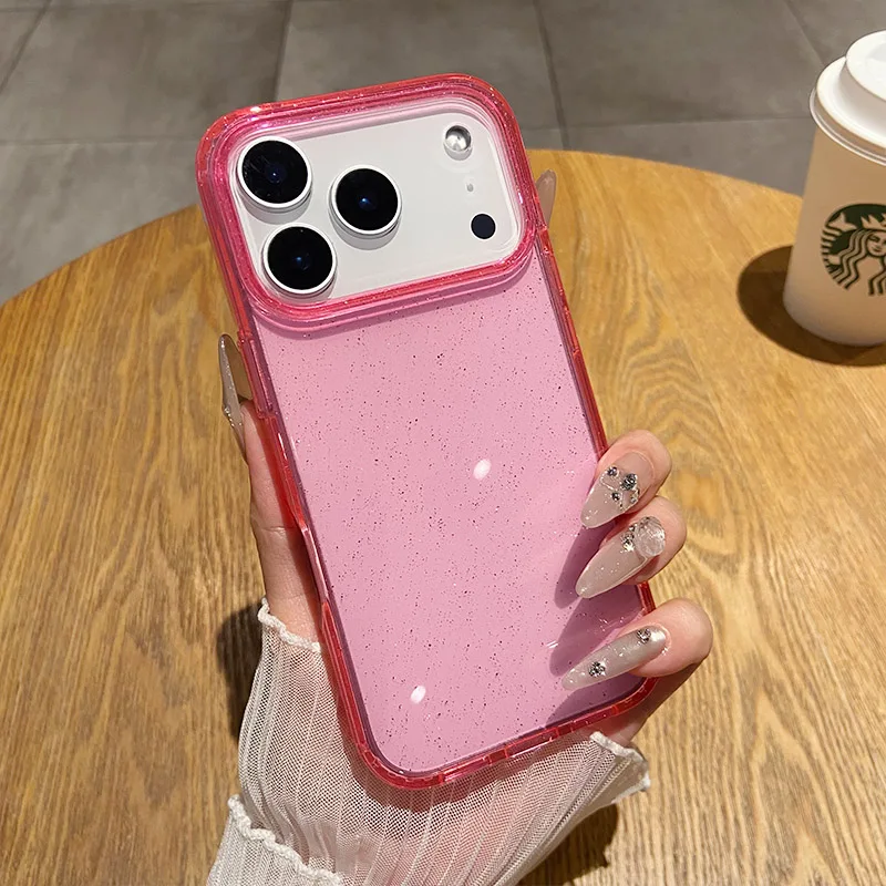 Luxury Fashion Bling Glitter Acrylic Shockproof Phone Case