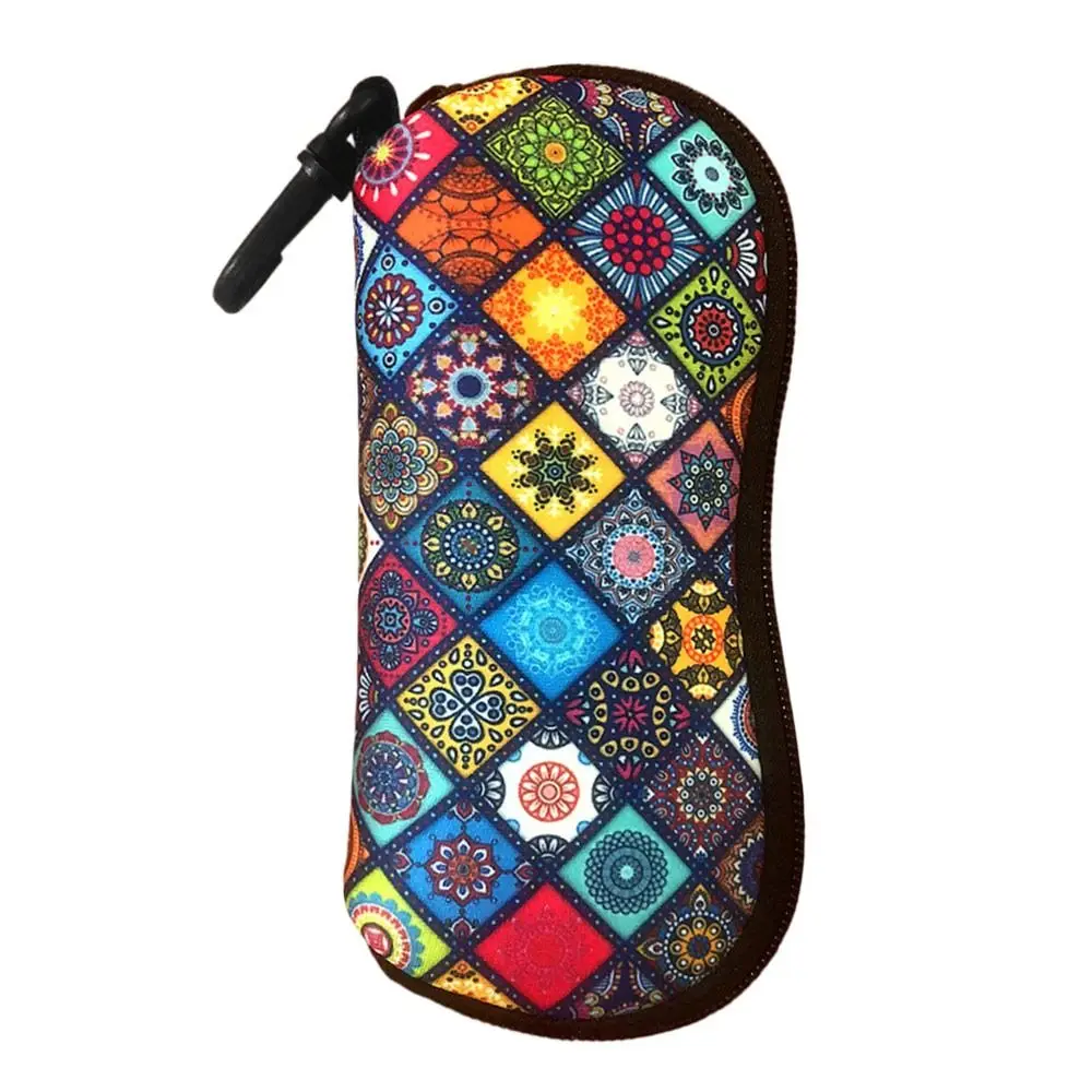 Men Women Portable Fashion Storage Box Zipper Wallet Diving Material Glasses Box Holder Sunglasses Bag Reading Eyewear Case