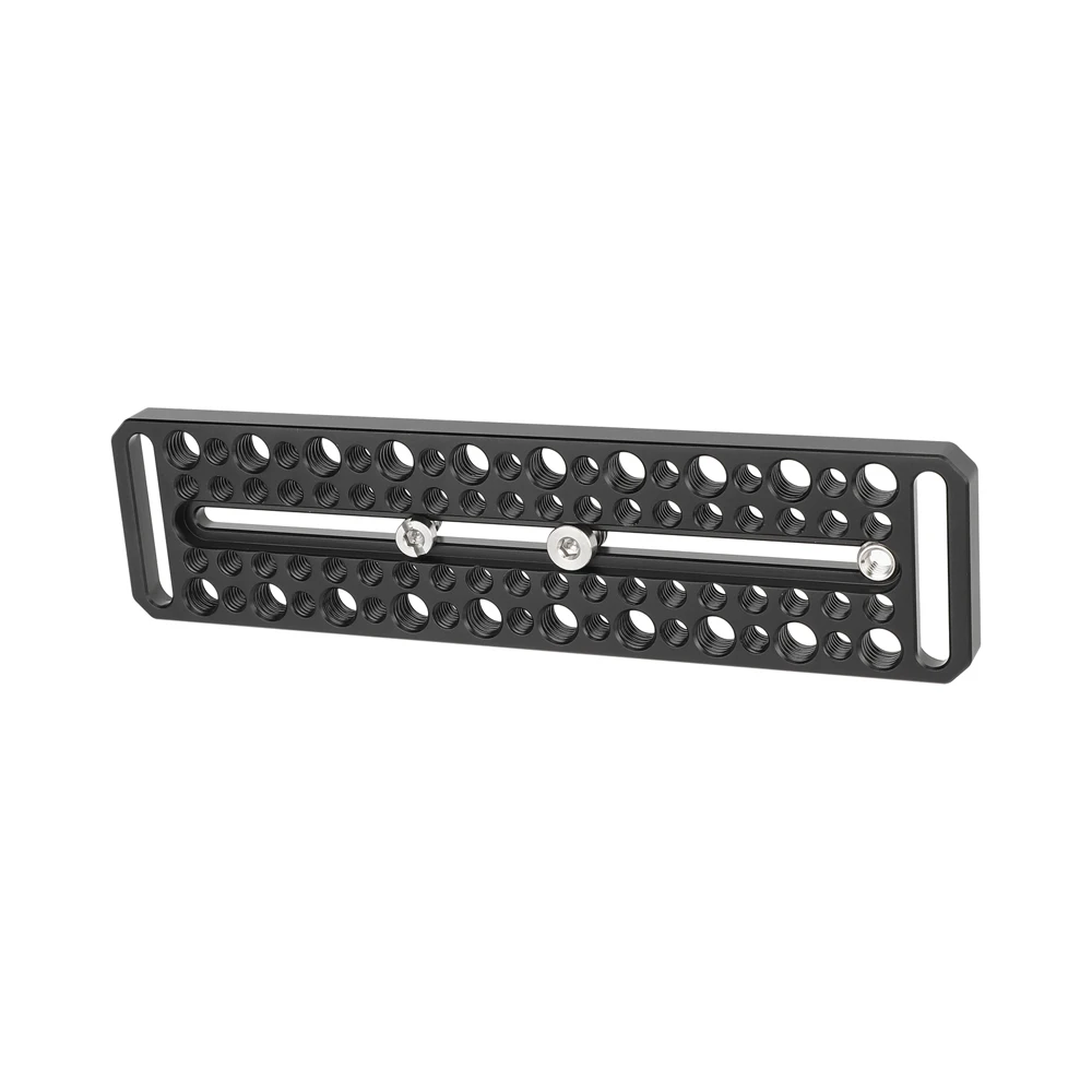 Switching Plate Camera Mounting Cheese Plate With Multiple 1/4"-20 & 3/8"-16 Thr